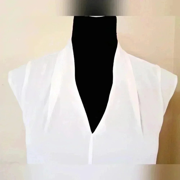 ❤️ NWT Camber & Grace Ivory Sleeveless Blouse - Picture 11 of 11